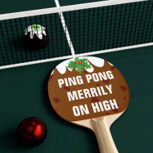Engraçada Ping Pong Ping Paddle