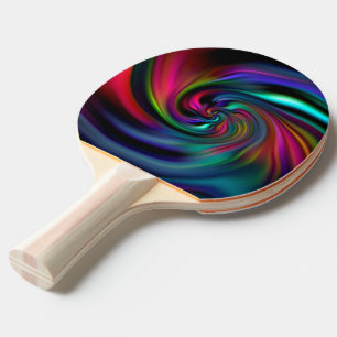 Raquete De Tênis De Mesa Espirais de fundo de abstrato