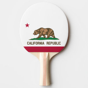 Raquete De Tênis De Mesa Estado da Califórnia, bandeira ping pong paddle
