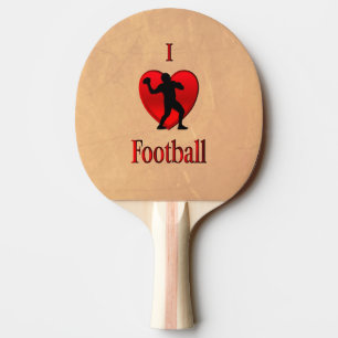 Raquete De Tênis De Mesa Eu Adoro Futebol