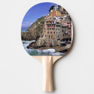 Raquete De Tênis De Mesa Europa, Itália, Riomaggiore. Riomaggiore é constru