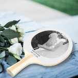 Raquete De Tênis De Mesa Foto do aniversário de casamento Ping Pong Paddle<br><div class="desc">Ponha o seu jogo de casamento! Carregue sua foto e adicione sua data de casamento e desafie a festa de casamento a um jogo de tênis mesa. Quirky Salve a Data? Útil para um presente de aniversário?</div>