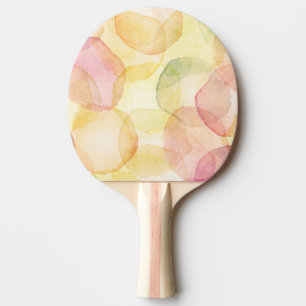 Raquete De Tênis De Mesa Fundo abstrato projetado com aguarela