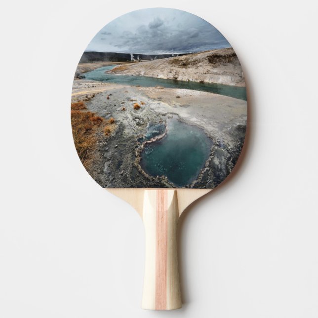 Raquete De Tênis De Mesa Furo azul (Frente)