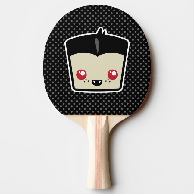 Raquete De Tênis De Mesa Kawaii Dracula Ping Pong Paddle (Verso)