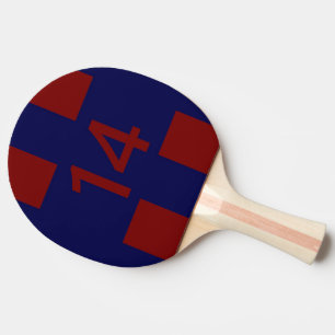 Raquete De Tênis De Mesa Legenda n.º 14 em vermelho e azul