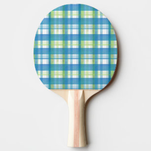 Raquete De Tênis De Mesa Madras Xadrez Verde e Azul