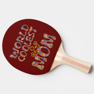 Raquete De Tênis De Mesa MÃE MAIS FELIZ DO MUNDO + seu histórico