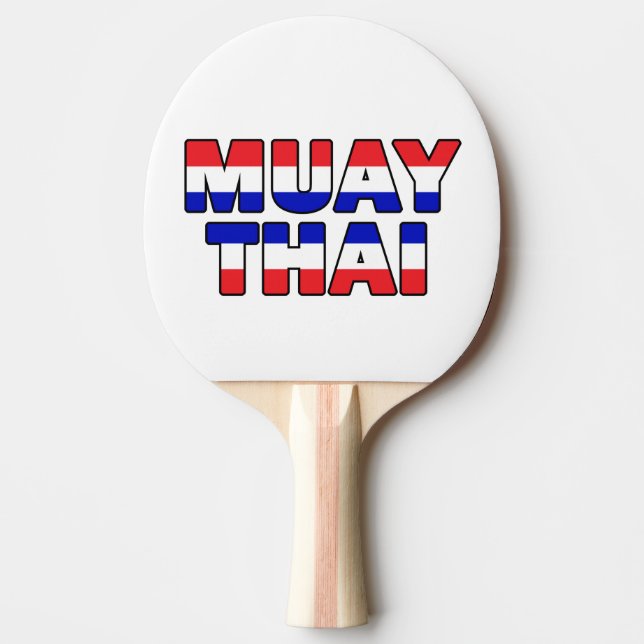 Raquete De Tênis De Mesa Muay Thai (Frente)