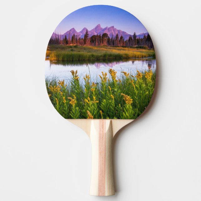 Raquete De Tênis De Mesa Nascer do sol de Teton (Frente)