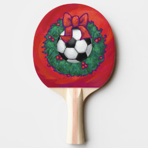 Raquete De Tênis De Mesa Natal da Bola de Futebol