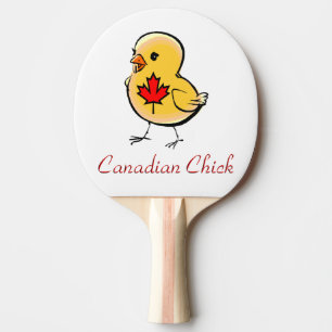 Raquete De Tênis De Mesa Pá canadense de Pong do sibilo do pintinho