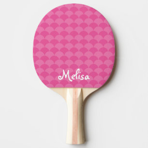 Raquete De Tênis De Mesa Pá de pingue-pongue cor-de-rosa para a menina tab