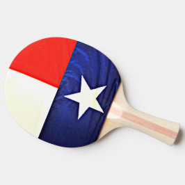 Raquete De Tênis De Mesa Pá de Pong do sibilo da bandeira de Texas