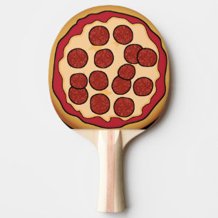 Raquete De Tênis De Mesa Pá de Pong do sibilo do conselho da pizza