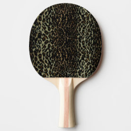 Raquete De Tênis De Mesa Pá de Pong do sibilo do impressão do leopardo