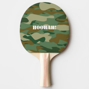 Raquete De Tênis De Mesa Pá do pong do sibilo da camuflagem do exército