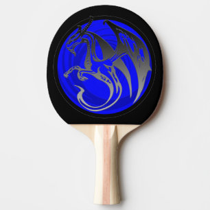 Raquete De Tênis De Mesa Pá do pong do sibilo do dragão da asa do grunge