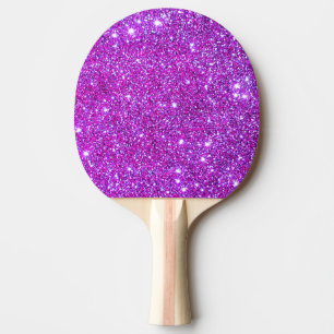 Raquete De Tênis De Mesa Pá feminino 4 de Pong do sibilo do brilho Sparkly