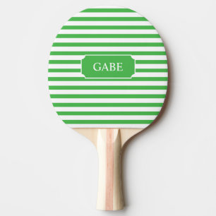 Raquete De Tênis De Mesa Pá verde personalizada de Pong do sibilo da listr