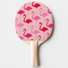 Raquete De Tênis De Mesa Padrão Flamingo Rosa Bonito