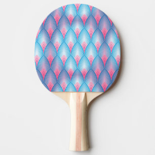 Raquete De Tênis De Mesa Padrão Petal Rosa E Teto