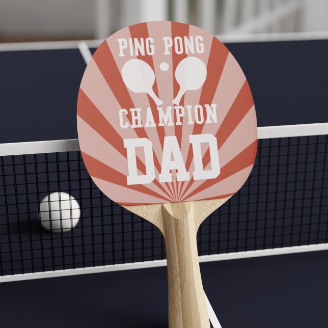Raquete De Tênis De Mesa Pai Champion Red Ping Pong Paddle (Criador carregado)