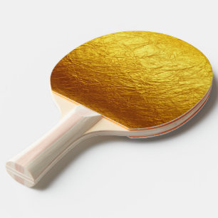 Raquete De Tênis De Mesa Papel DOURADO PURO do teste padrão/ouro