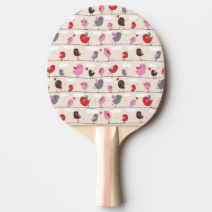 Raquete De Tênis De Mesa Pássaros no amor