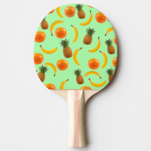 Raquete De Tênis De Mesa Patilho do pino verde claro da Fruta tropical