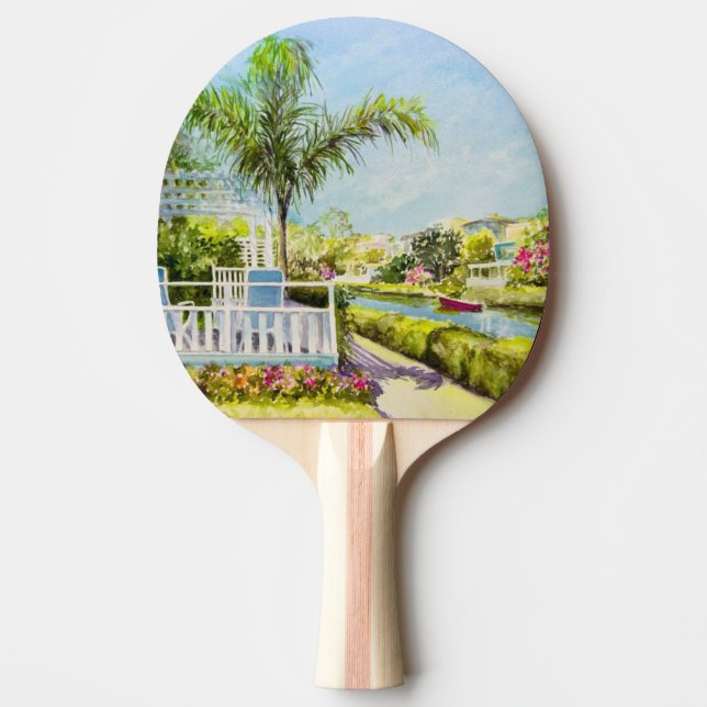 Raquete De Tênis De Mesa Pátio do canal (Frente)