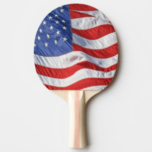 Raquete De Tênis De Mesa Patriótico de Bandeira Americana