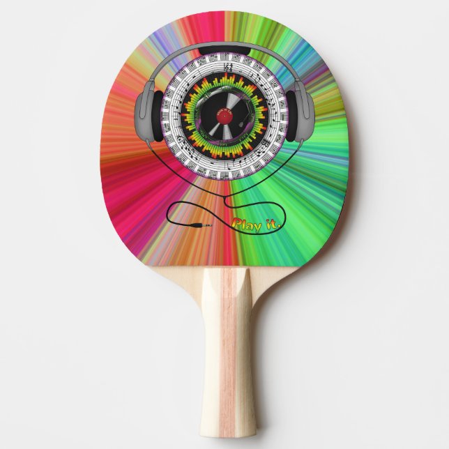 Raquete De Tênis De Mesa Ping Pong Paddle (Frente)