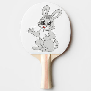 Raquete De Tênis De Mesa Ping Pong Paddle. Coelho.