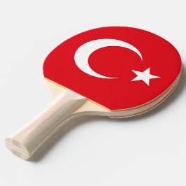 Raquete De Tênis De Mesa Ping pong paddle com bandeira da Turquia