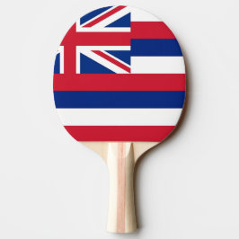 Raquete De Tênis De Mesa Ping pong paddle com Flag do Havaí, EUA