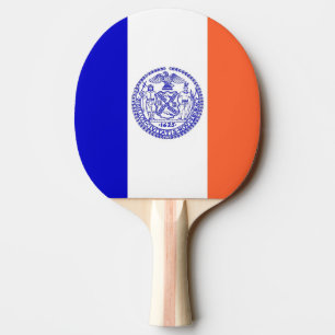 Raquete De Tênis De Mesa Ping pong paddle com Flag of Nova Iorque, EUA