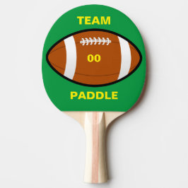 Raquete De Tênis De Mesa Ping Pong Paddle da Equipe de futebol