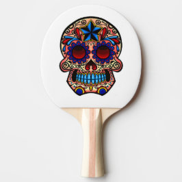 Raquete De Tênis De Mesa Ping Pong Paddle/Skull