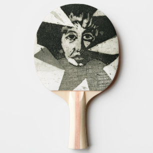 Raquete De Tênis De Mesa Ping Pong Ping Paddle "Ponto de interrogação"