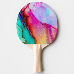 Raquete De Tênis De Mesa Pino Pino de Coloração do Mashup