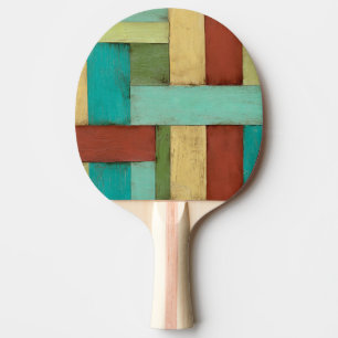 Raquete De Tênis De Mesa Pintura Costeira Multicolor