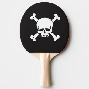 Raquete De Tênis De Mesa Pirata, Caveira e Crossbones