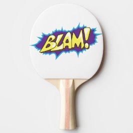 Raquete De Tênis De Mesa Pop Art Comic Blam!