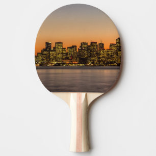 Raquete De Tênis De Mesa Por do sol bonito em San Francisco