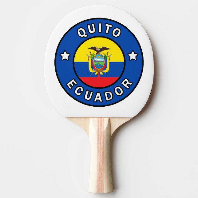 Raquete De Tênis De Mesa Quito Equador (Frente)