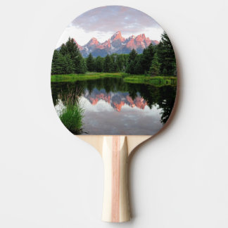 Raquete De Tênis De Mesa Reflexões grandes de Teton sobre a lagoa do castor