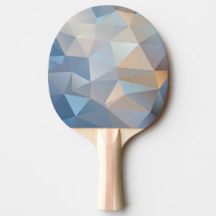 Raquete De Tênis De Mesa Refrigere o teste padrão abstrato do triângulo