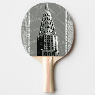 Raquete De Tênis De Mesa Ruas de Nova York com Empire State Building