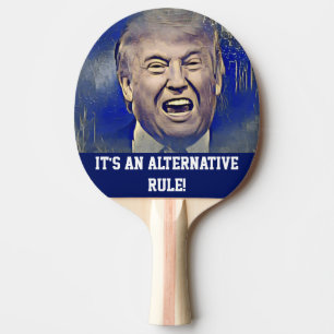 Raquete De Tênis De Mesa Sibilo engraçado Pong de Donald Trump